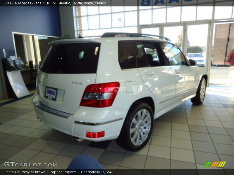 Arctic White / Black 2012 Mercedes-Benz GLK 350 4Matic