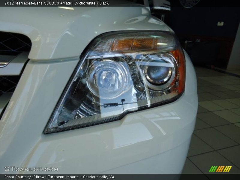 Arctic White / Black 2012 Mercedes-Benz GLK 350 4Matic