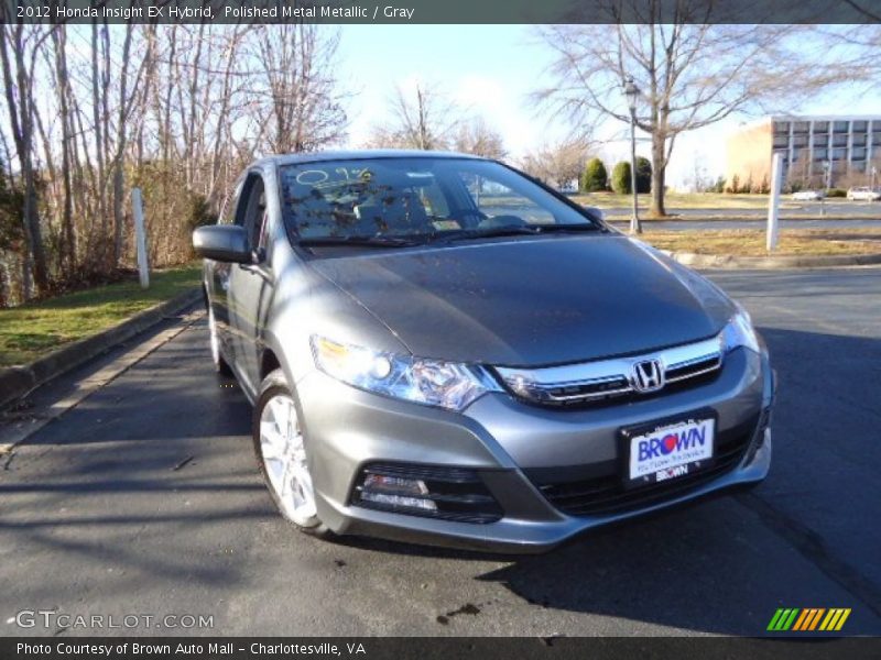 Polished Metal Metallic / Gray 2012 Honda Insight EX Hybrid