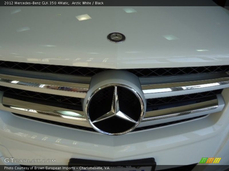 Arctic White / Black 2012 Mercedes-Benz GLK 350 4Matic