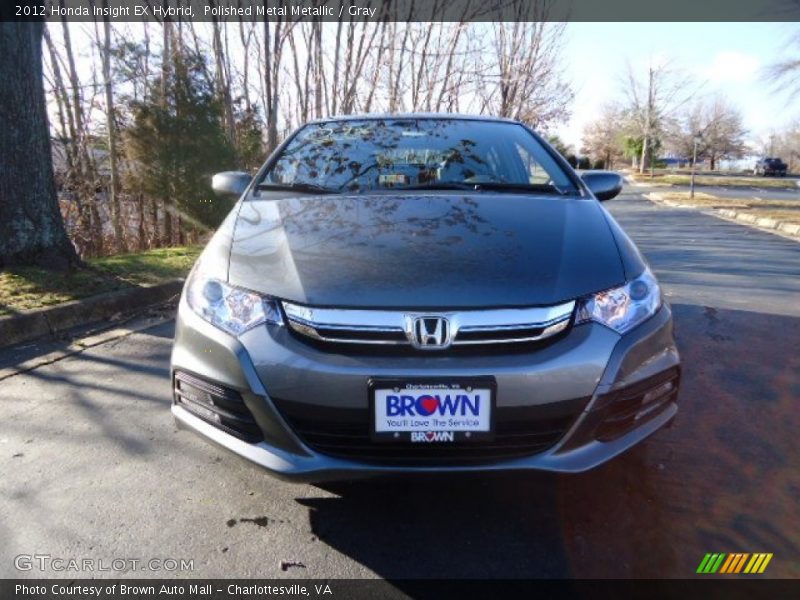 Polished Metal Metallic / Gray 2012 Honda Insight EX Hybrid