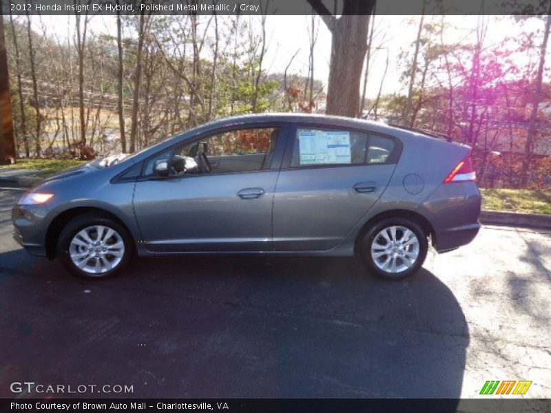 Polished Metal Metallic / Gray 2012 Honda Insight EX Hybrid