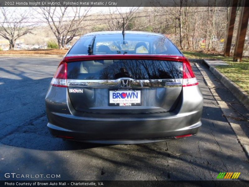Polished Metal Metallic / Gray 2012 Honda Insight EX Hybrid