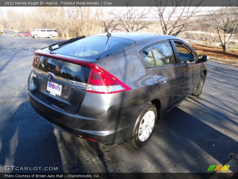Polished Metal Metallic / Gray 2012 Honda Insight EX Hybrid