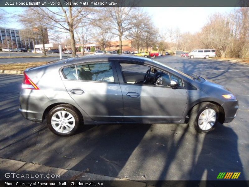 Polished Metal Metallic / Gray 2012 Honda Insight EX Hybrid