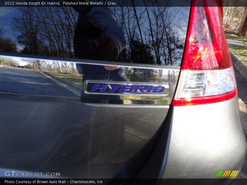 Polished Metal Metallic / Gray 2012 Honda Insight EX Hybrid