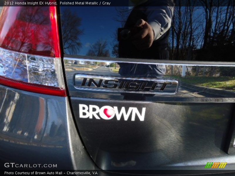 Polished Metal Metallic / Gray 2012 Honda Insight EX Hybrid