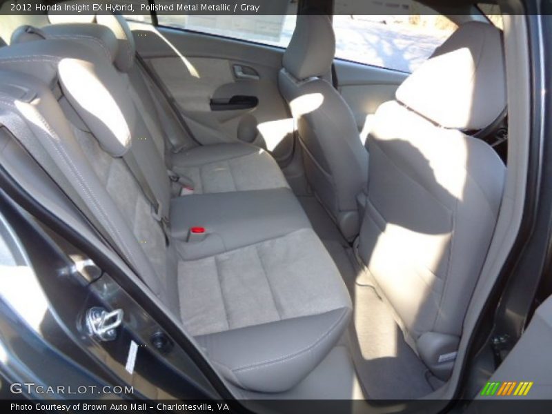 Polished Metal Metallic / Gray 2012 Honda Insight EX Hybrid