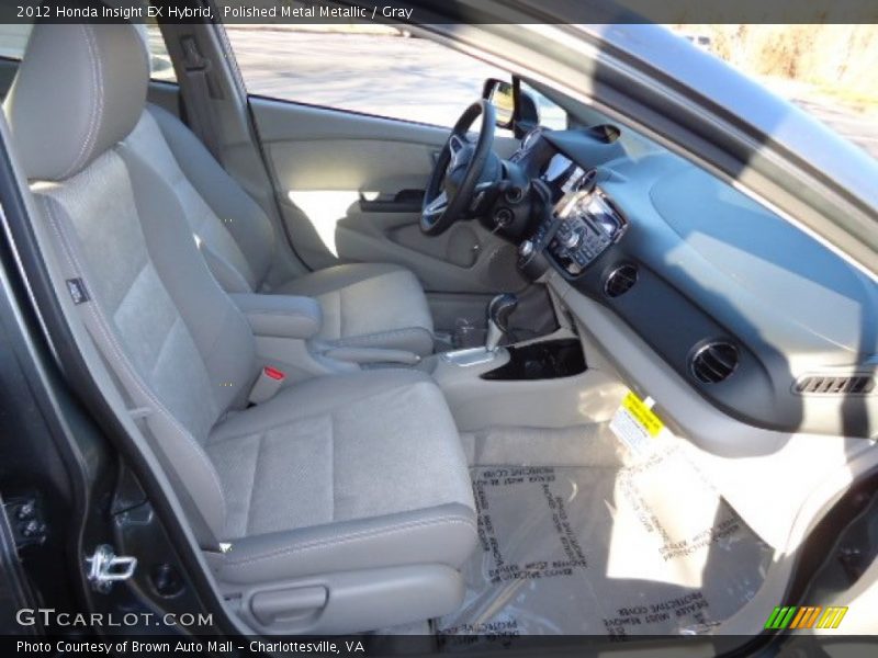 Polished Metal Metallic / Gray 2012 Honda Insight EX Hybrid