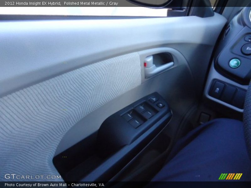 Polished Metal Metallic / Gray 2012 Honda Insight EX Hybrid