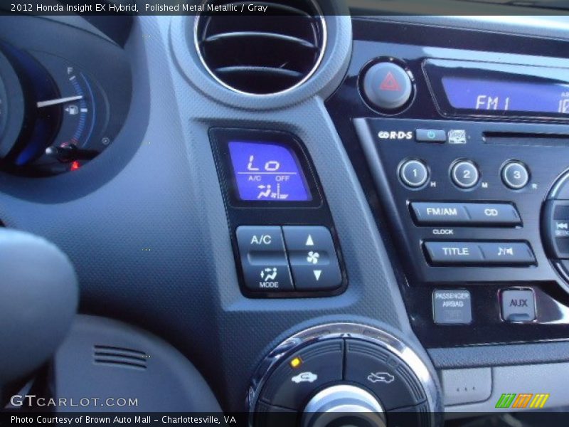 Polished Metal Metallic / Gray 2012 Honda Insight EX Hybrid