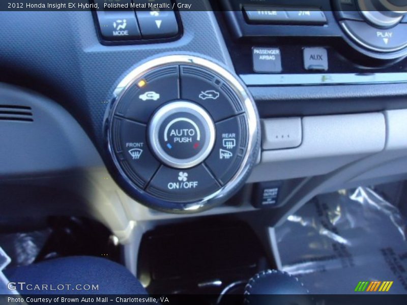 Polished Metal Metallic / Gray 2012 Honda Insight EX Hybrid