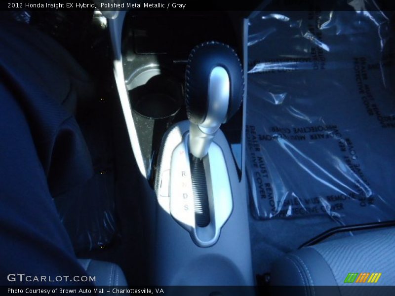 Polished Metal Metallic / Gray 2012 Honda Insight EX Hybrid