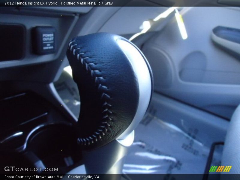 Polished Metal Metallic / Gray 2012 Honda Insight EX Hybrid