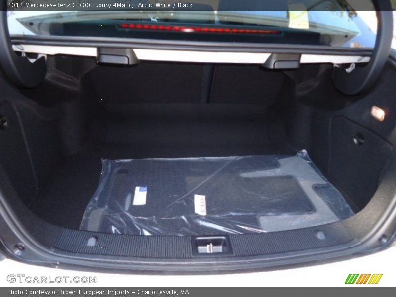 Arctic White / Black 2012 Mercedes-Benz C 300 Luxury 4Matic
