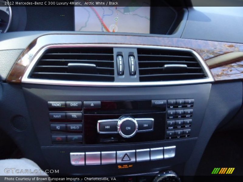 Arctic White / Black 2012 Mercedes-Benz C 300 Luxury 4Matic