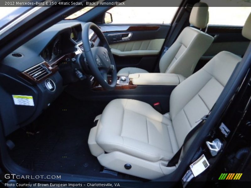 Black / Almond/Black 2012 Mercedes-Benz E 350 4Matic Sedan