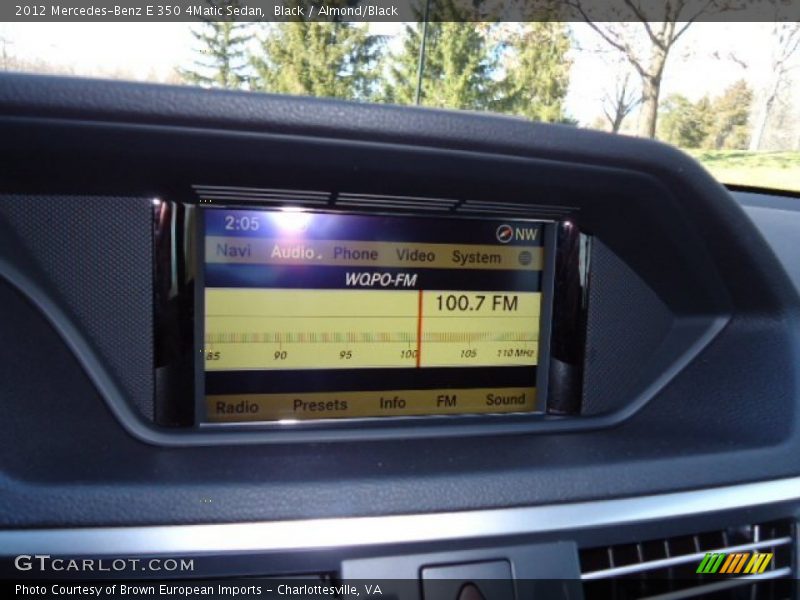 Black / Almond/Black 2012 Mercedes-Benz E 350 4Matic Sedan