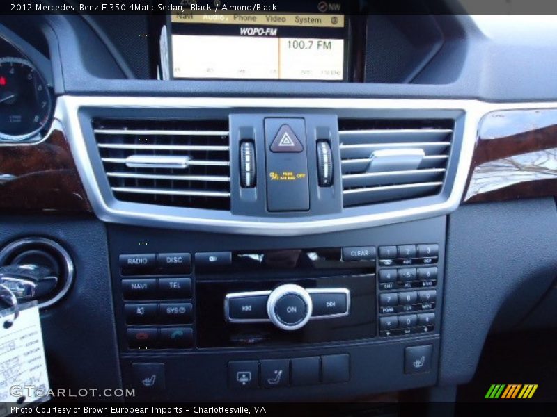 Black / Almond/Black 2012 Mercedes-Benz E 350 4Matic Sedan