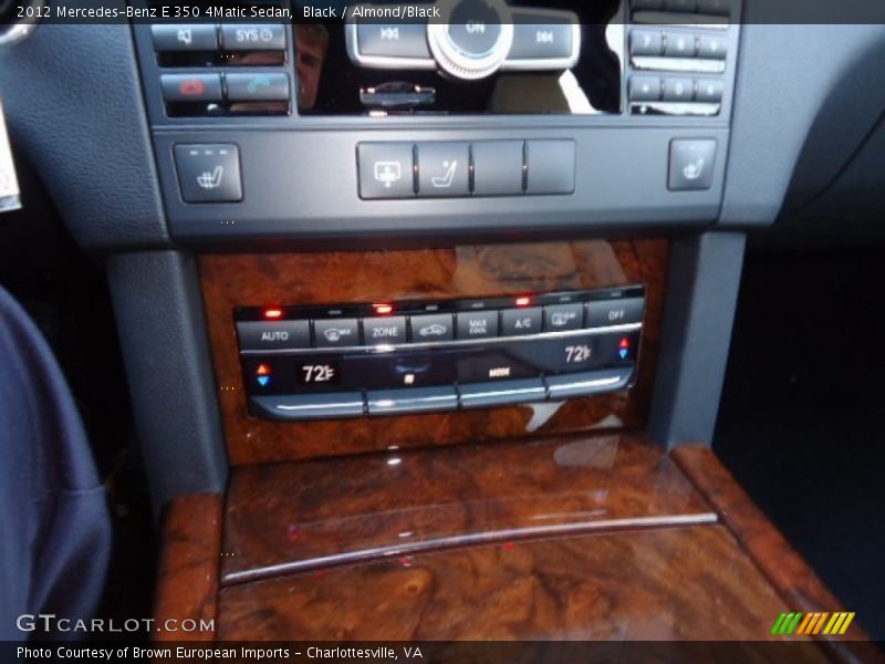 Black / Almond/Black 2012 Mercedes-Benz E 350 4Matic Sedan