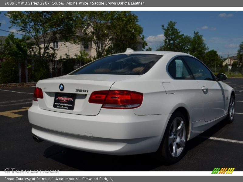Alpine White / Saddle Brown Dakota Leather 2009 BMW 3 Series 328xi Coupe