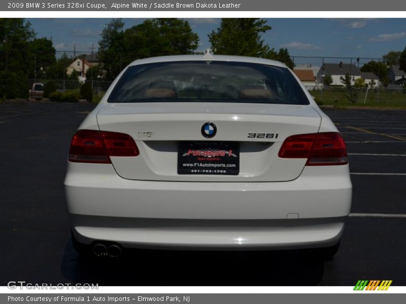Alpine White / Saddle Brown Dakota Leather 2009 BMW 3 Series 328xi Coupe