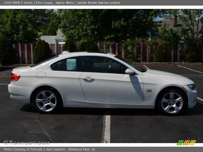 Alpine White / Saddle Brown Dakota Leather 2009 BMW 3 Series 328xi Coupe