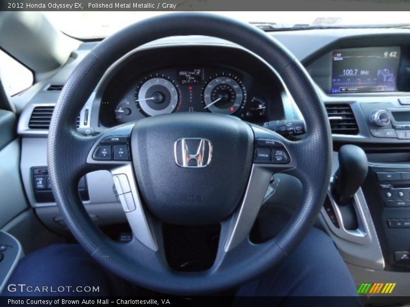 Polished Metal Metallic / Gray 2012 Honda Odyssey EX