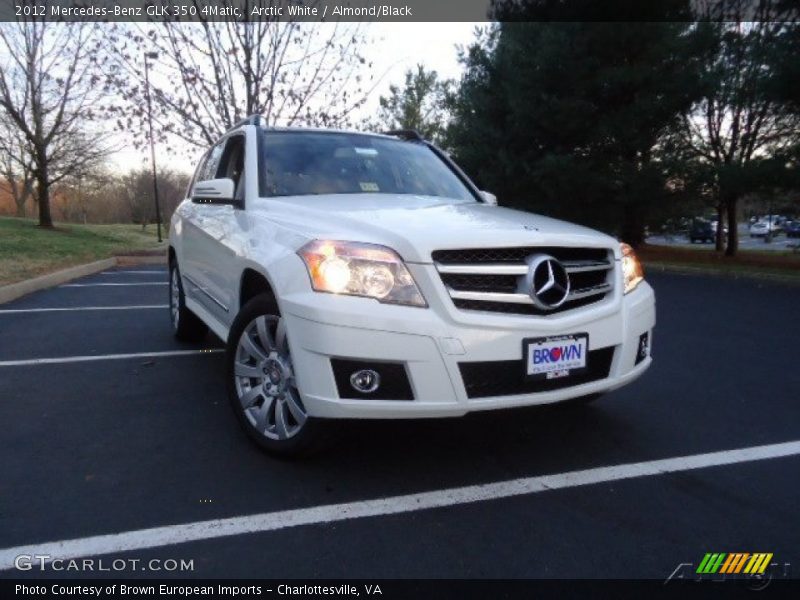 Arctic White / Almond/Black 2012 Mercedes-Benz GLK 350 4Matic