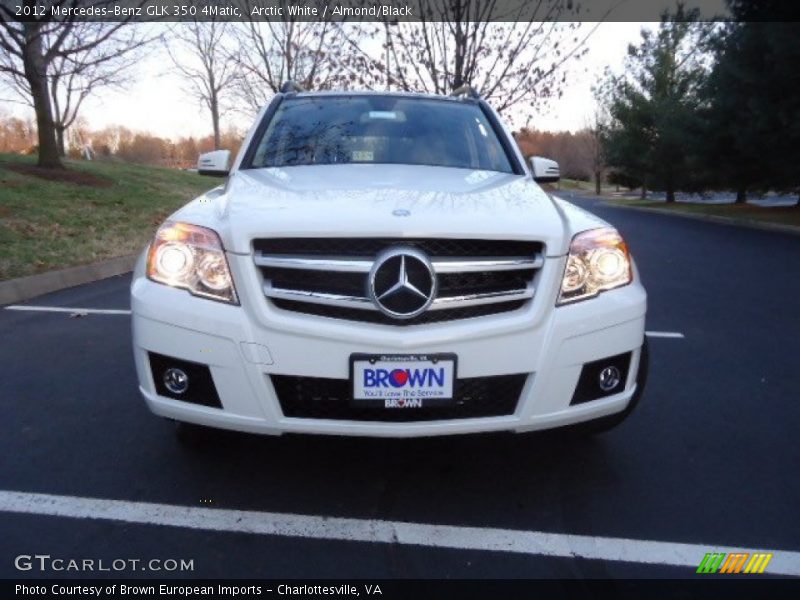 Arctic White / Almond/Black 2012 Mercedes-Benz GLK 350 4Matic
