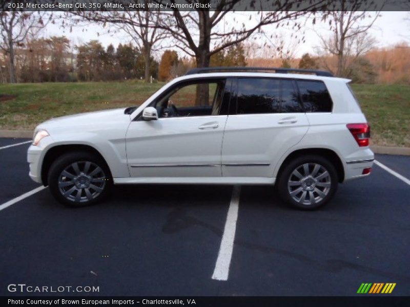 Arctic White / Almond/Black 2012 Mercedes-Benz GLK 350 4Matic