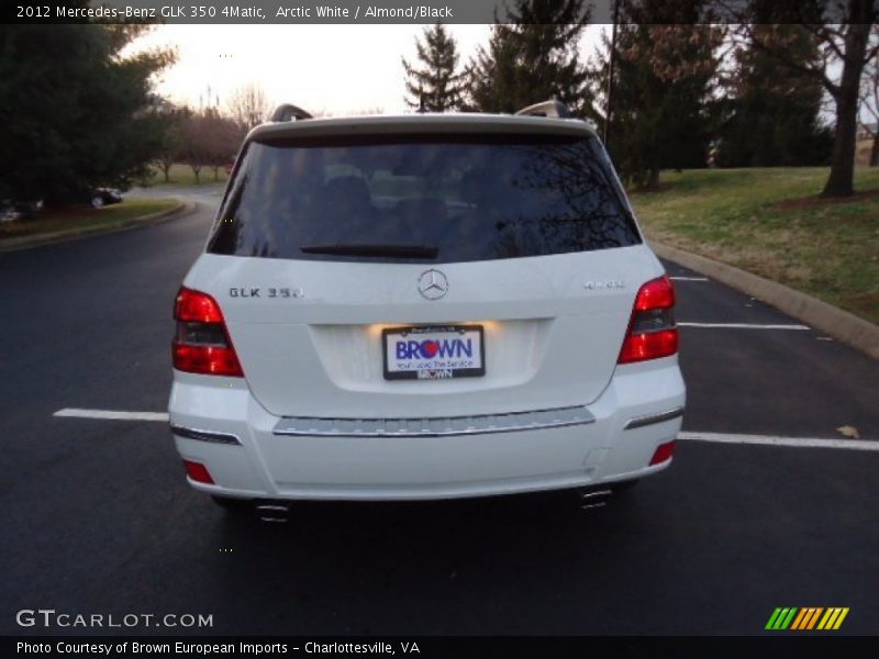 Arctic White / Almond/Black 2012 Mercedes-Benz GLK 350 4Matic