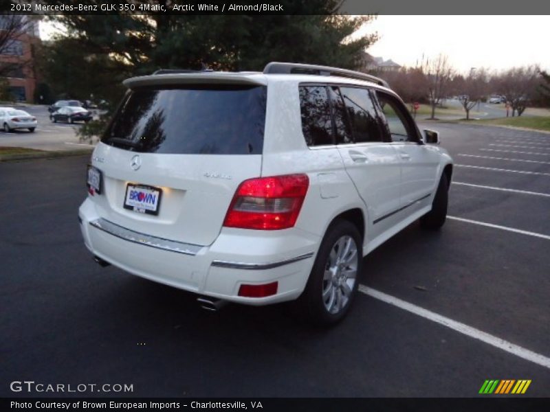 Arctic White / Almond/Black 2012 Mercedes-Benz GLK 350 4Matic