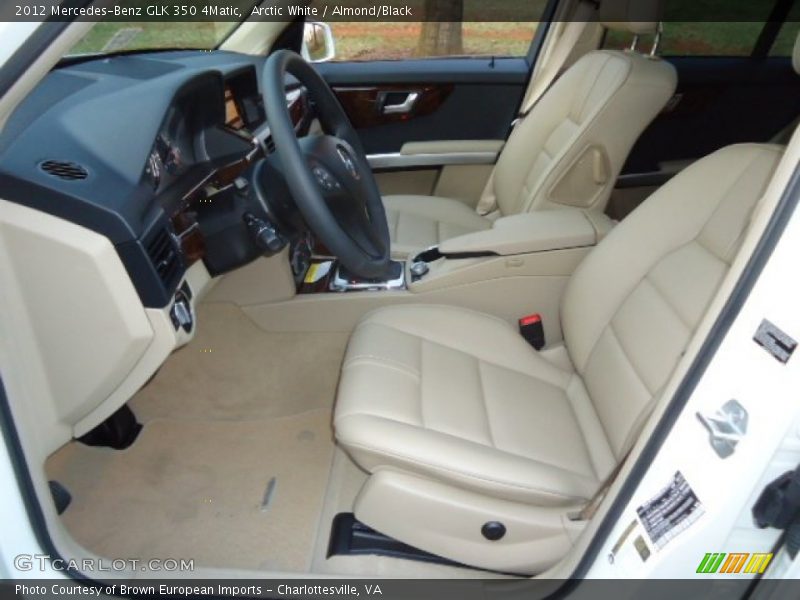 Arctic White / Almond/Black 2012 Mercedes-Benz GLK 350 4Matic