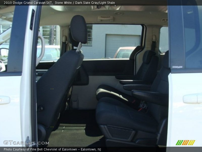 Stone White / Dark Slate Gray/Light Shale 2010 Dodge Grand Caravan SXT