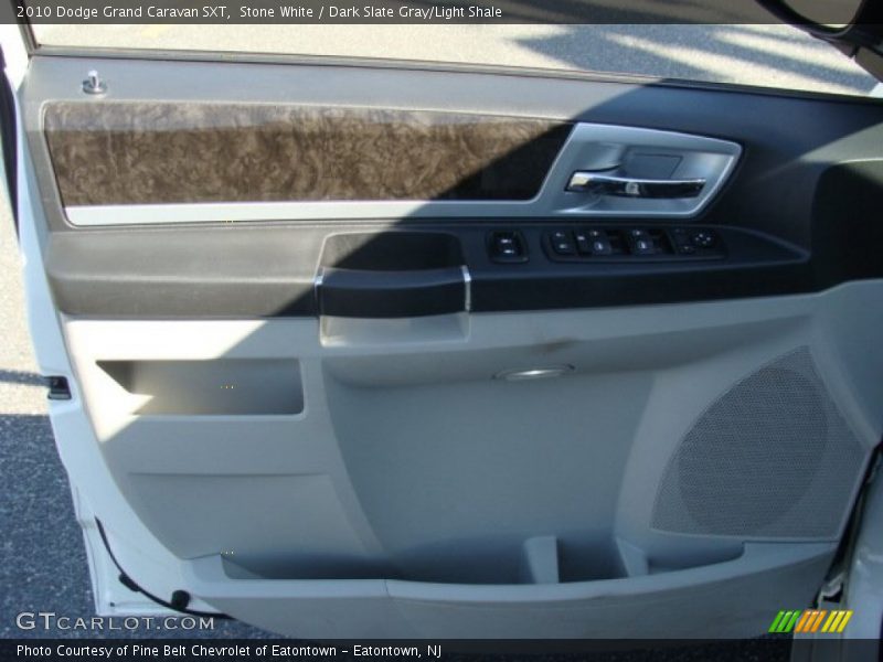 Stone White / Dark Slate Gray/Light Shale 2010 Dodge Grand Caravan SXT