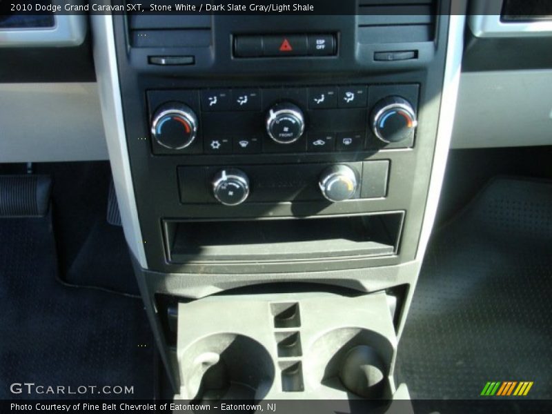 Stone White / Dark Slate Gray/Light Shale 2010 Dodge Grand Caravan SXT