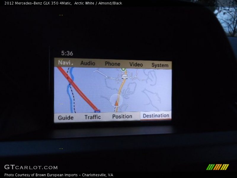 Arctic White / Almond/Black 2012 Mercedes-Benz GLK 350 4Matic