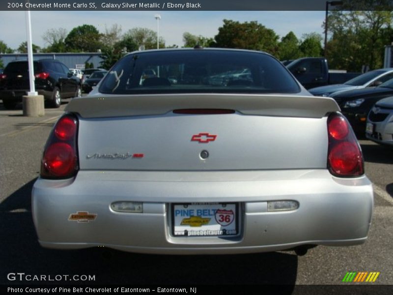 Galaxy Silver Metallic / Ebony Black 2004 Chevrolet Monte Carlo SS