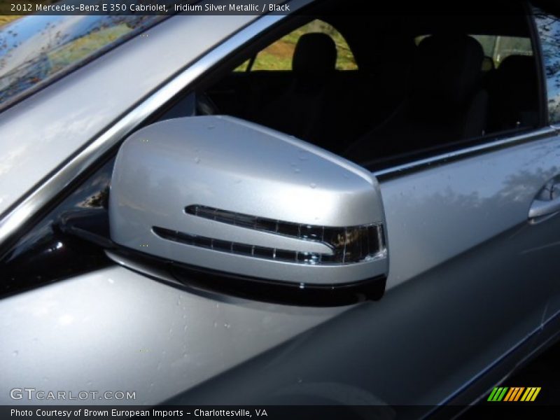 Iridium Silver Metallic / Black 2012 Mercedes-Benz E 350 Cabriolet