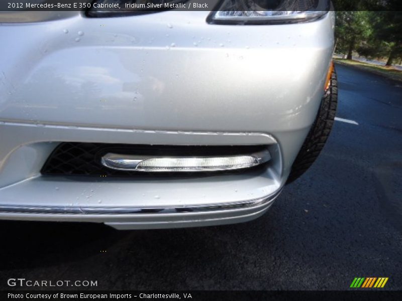 Iridium Silver Metallic / Black 2012 Mercedes-Benz E 350 Cabriolet