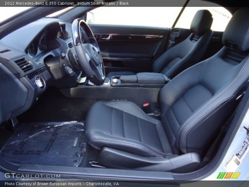 Iridium Silver Metallic / Black 2012 Mercedes-Benz E 350 Cabriolet