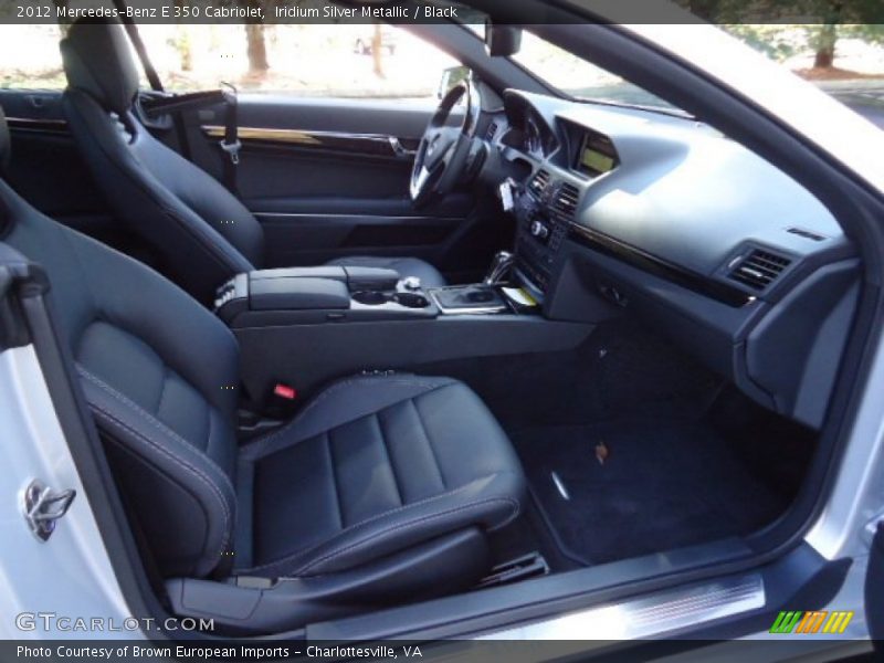 Iridium Silver Metallic / Black 2012 Mercedes-Benz E 350 Cabriolet