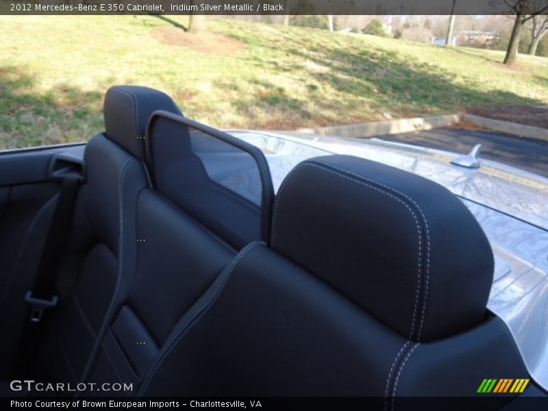 Iridium Silver Metallic / Black 2012 Mercedes-Benz E 350 Cabriolet