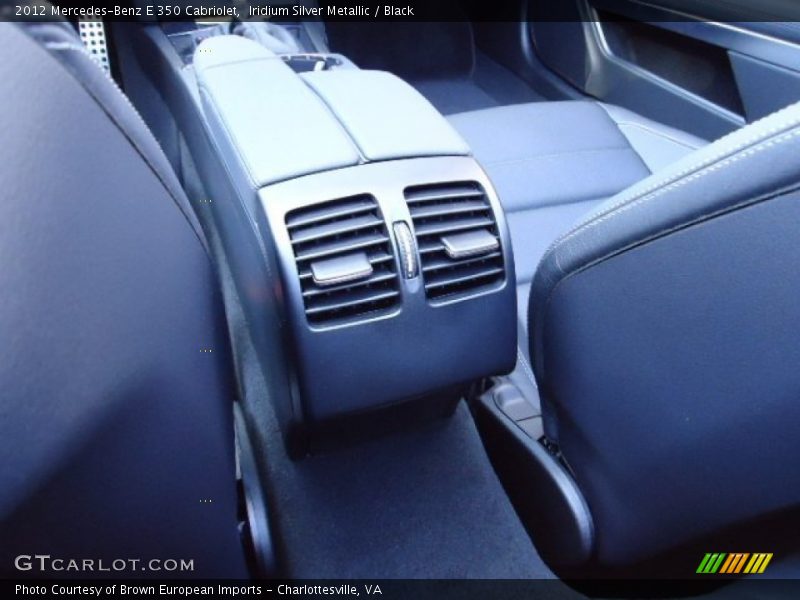 Iridium Silver Metallic / Black 2012 Mercedes-Benz E 350 Cabriolet