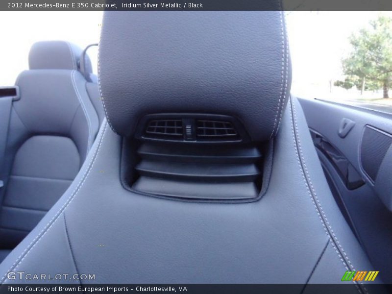 Iridium Silver Metallic / Black 2012 Mercedes-Benz E 350 Cabriolet