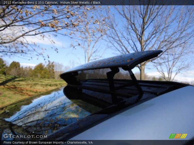 Iridium Silver Metallic / Black 2012 Mercedes-Benz E 350 Cabriolet