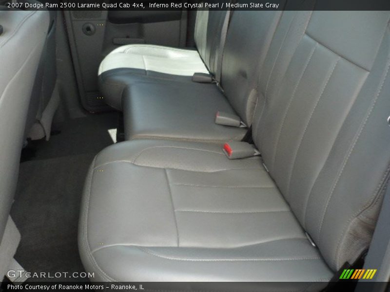 Inferno Red Crystal Pearl / Medium Slate Gray 2007 Dodge Ram 2500 Laramie Quad Cab 4x4