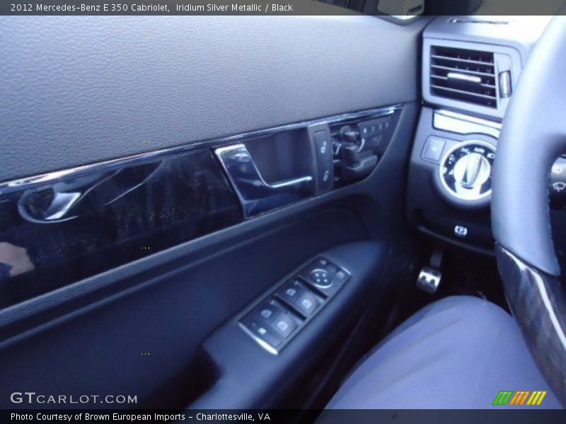 Iridium Silver Metallic / Black 2012 Mercedes-Benz E 350 Cabriolet