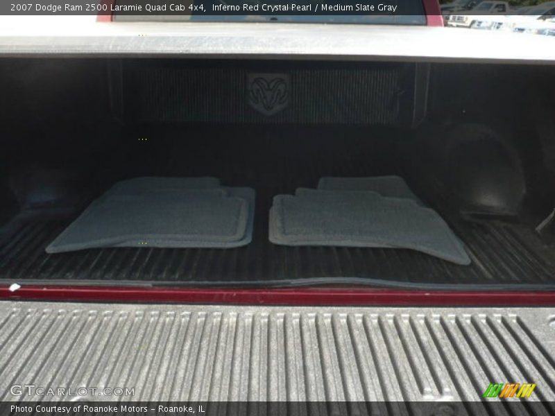 Inferno Red Crystal Pearl / Medium Slate Gray 2007 Dodge Ram 2500 Laramie Quad Cab 4x4